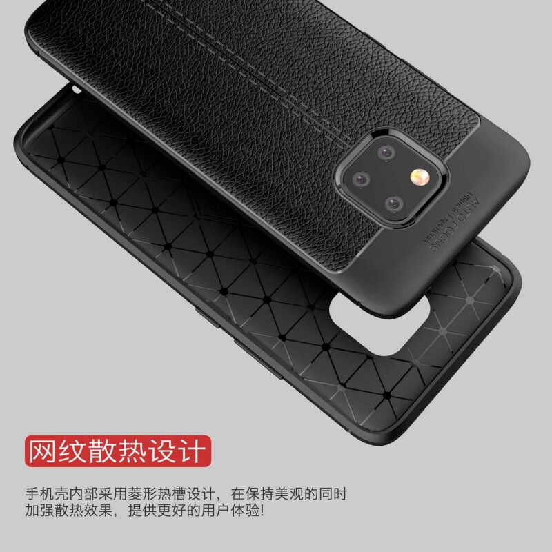 适用华为mate20pro手机壳防摔LYA一AL00硅胶保护套Huawei MT二十por全包防滑爆软新品超薄磨砂荔皮纹散热男女 - 图2