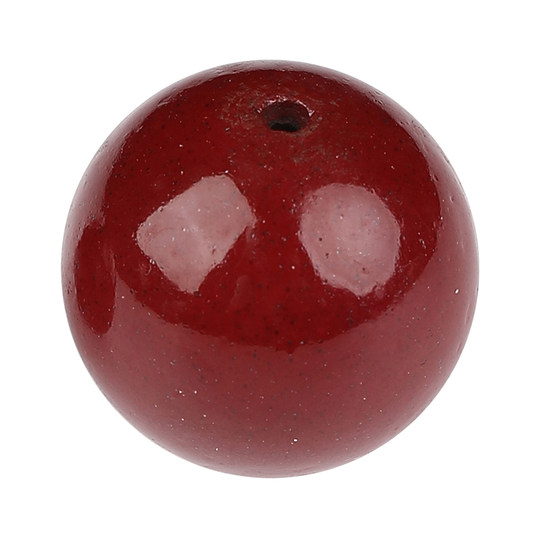 天然原矿朱砂散珠子紫金砂帝王砂高含量圆珠单颗本命年diy手链串