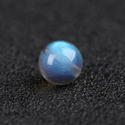 天然水晶7A灰月光散珠半成品蓝光拉长石月长石DIY饰品配件月光石 - 图2
