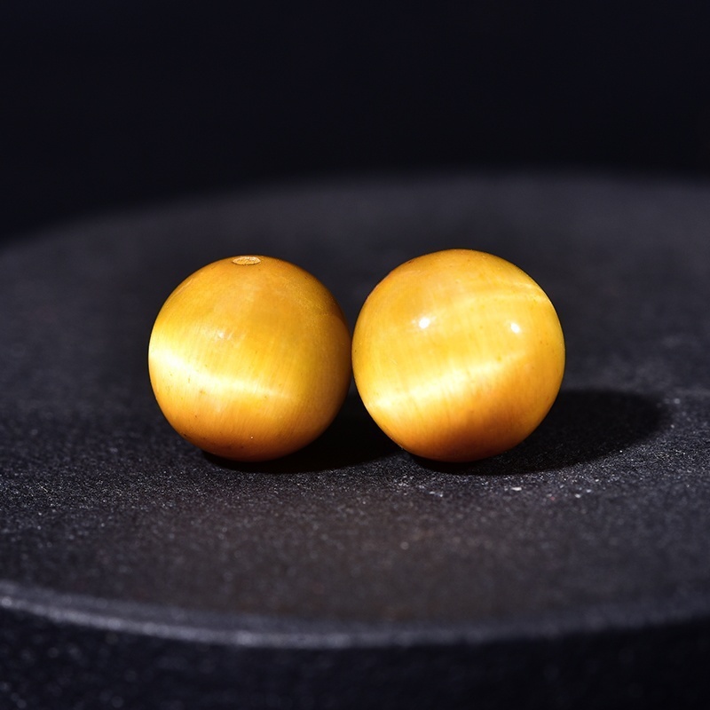 10A金虎眼散珠子DIY手工水晶手串手链配饰配件材料串珠圆珠配珠 - 图0