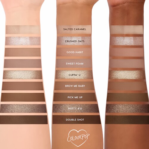 COLOURPOP（美国）Deja Brew九色燕麦奶茶盘温柔自然日常眼影盘 - 图3