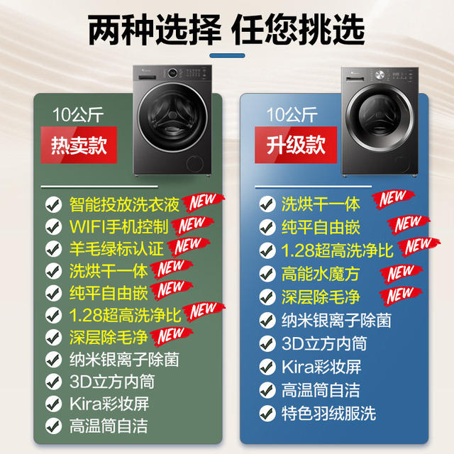 Little Swan Water Cube washing and drying integrated drum washing machine