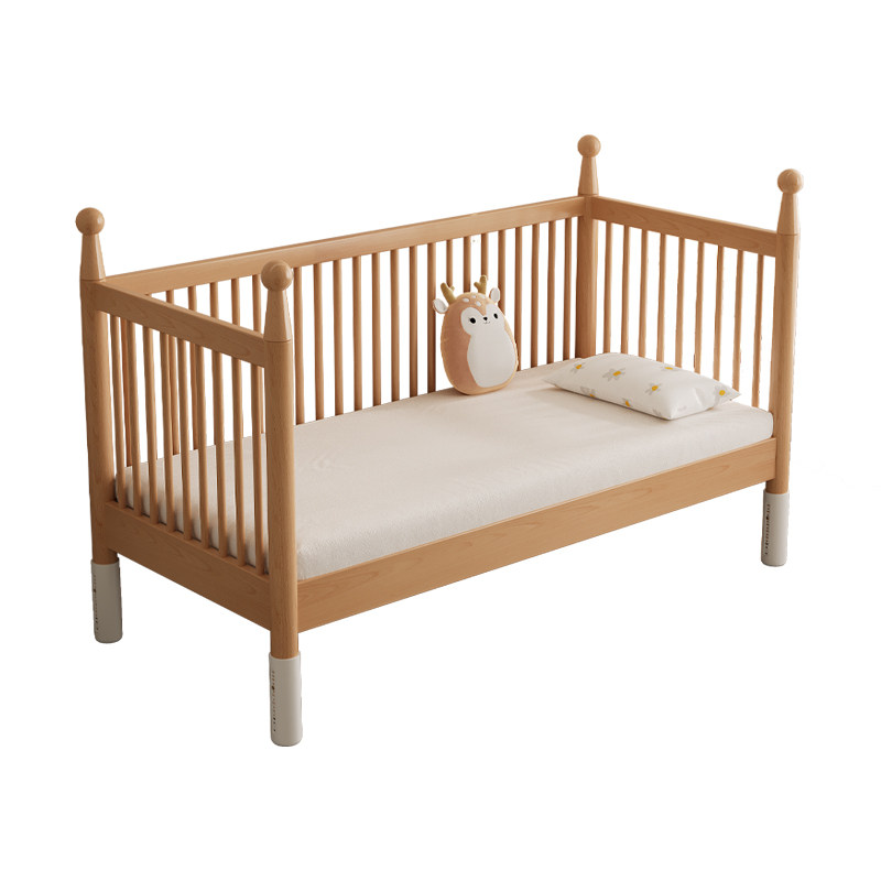 实木榉木儿童拼接床加宽床带护栏婴儿宝宝床大人可睡可定制床边床,淘宝优惠券,粉丝福利购,淘宝优惠卷