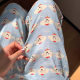 80-300 catties large size pajama pants for women in spring and autumn 2025 new cartoon printed loose casual pants walking pants