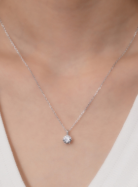 DEINO黛诺素心人工培育钻石项链女经典高级轻奢小众爆款新年礼物