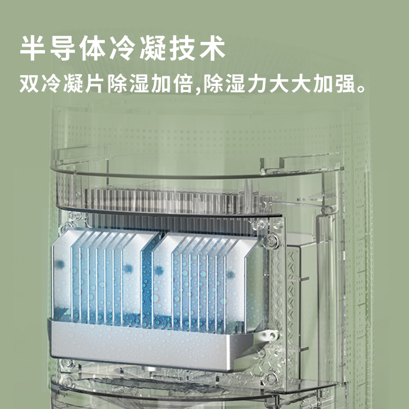 强力便捷空气净化除湿机家用小型地下室抽湿防潮卧室内干燥吸湿器