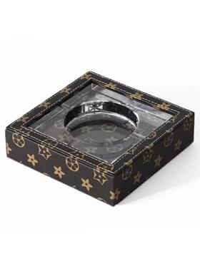 现代轻奢样板间客厅酒具马毛托盘