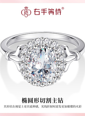 右手等待星芒簇拥s925银戒指闭口戒轻奢时尚百搭指环女节日礼物