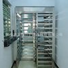 Factory custom-made thickened stainless steel full-height revolving gate enterprise factory access control attendance anti-trailing rolling gate machine