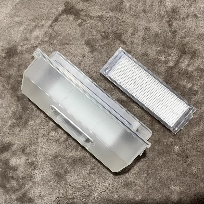 原装小米米家免洗扫拖2机器人配件C101拖布支架集尘盒垃圾盒滤网 - 图0