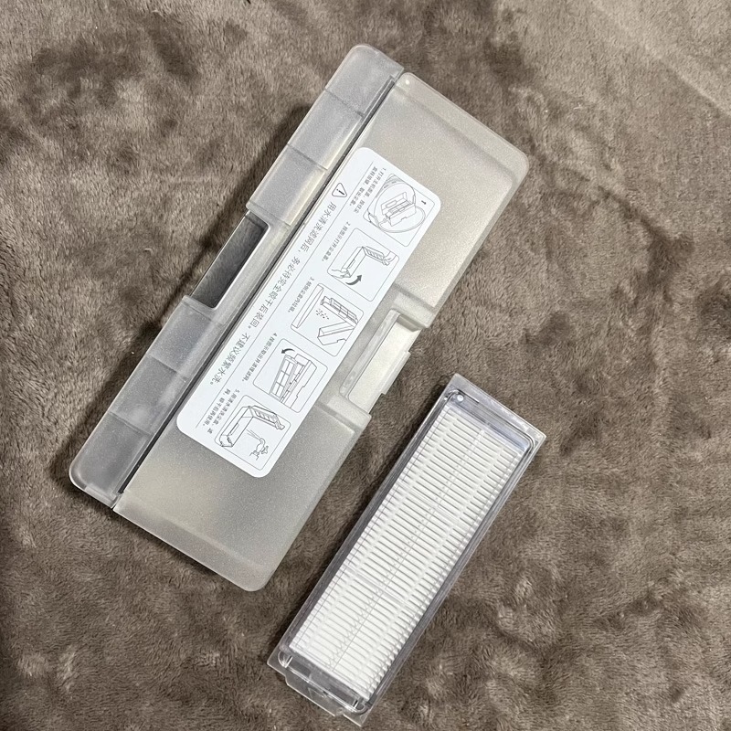 原装小米米家免洗扫拖2机器人配件C101拖布支架集尘盒垃圾盒滤网 - 图1