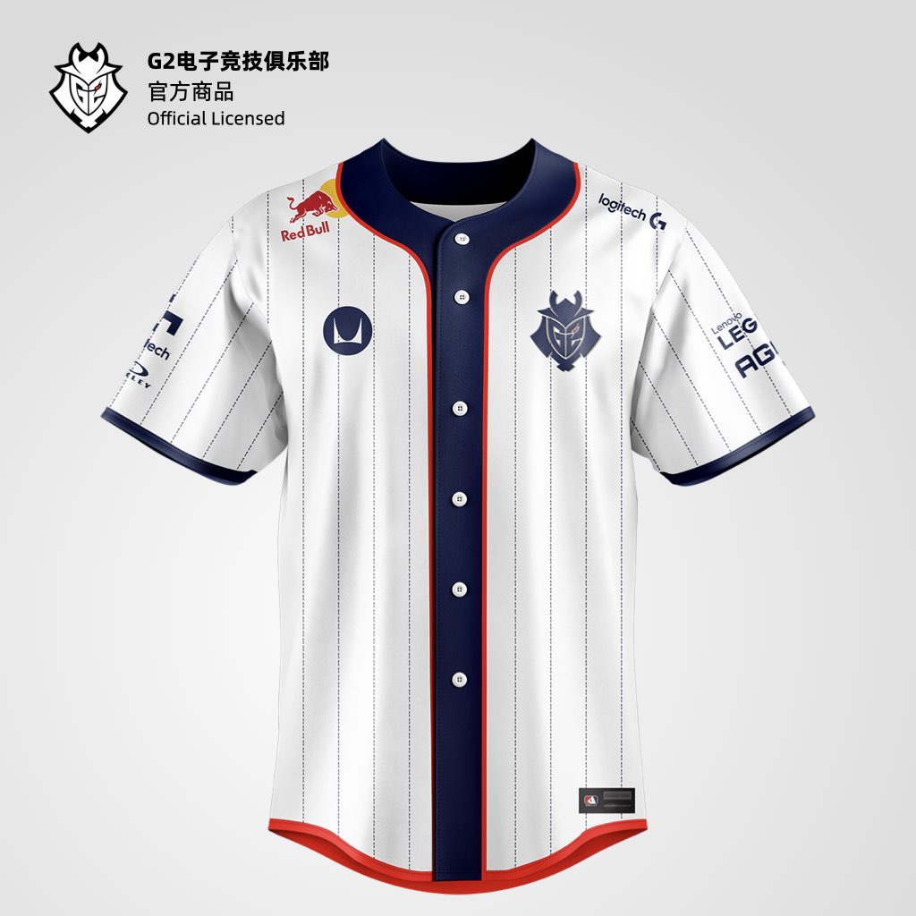 昂恩电竞 G2 ESPORTS 2023 LOL世界赛队服官方正品-图0