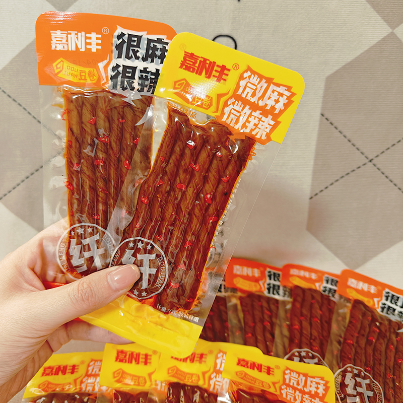 嘉利丰豆串豆制品下酒菜辣串辣条小吃零食郊游零夜宵食品小食品 - 图1