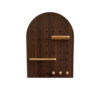 Walnut color electric meter box decorative painting distribution box switch