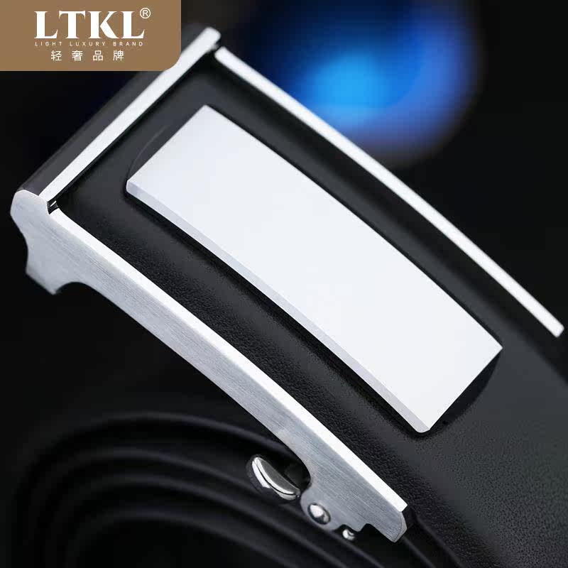 钨钢扣男真皮手工腰带头层商务皮带 LTKL腰带/皮带/腰链