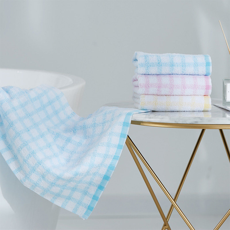 洁丽雅轻薄款新疆棉毛巾纯棉洗脸毛巾吸水柔软全棉成人儿童中巾