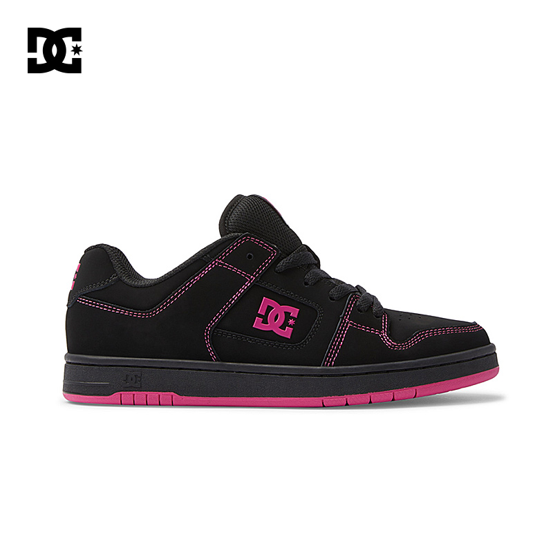 DCSHOES MANTECA低帮休闲板鞋立体logo绒面缓震耐磨女鞋DC滑板鞋-图3