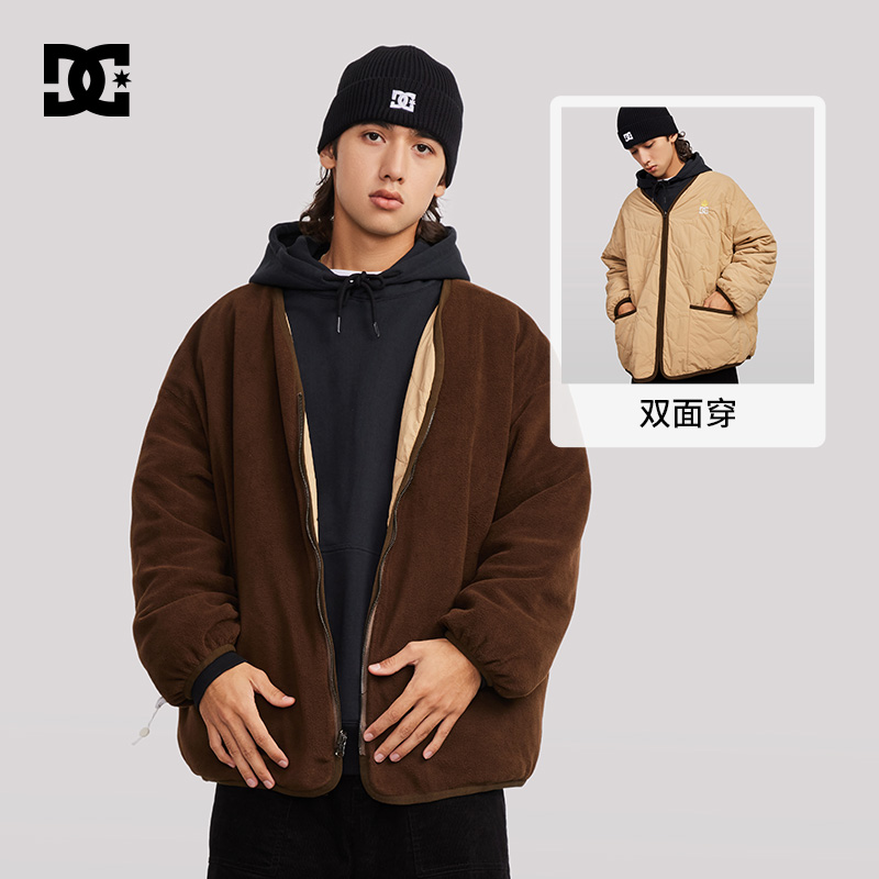 DCSHOES 官方正品两面穿秋冬复古街头潮流夹克外套男女同款