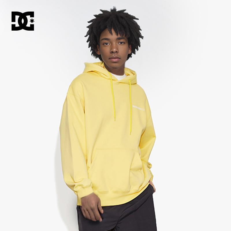 DCSHOES官方正品春季经典LOGO休闲百搭潮流宽松连帽卫衣男女同款-图0