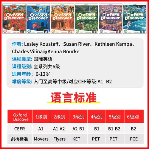 牛津少儿英语教材 Oxford Discover 2nd Edition 123456 OD二版 学生用书练习册 语法书拼写书 带在线帐号 教师用书带白板软件 - 图1