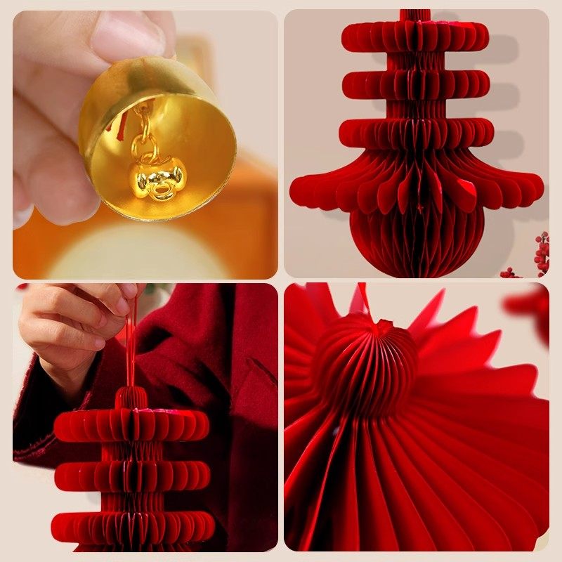 新年立体春字灯笼挂件2026马年蜂窝球装饰品房门壁挂春节过年布置,淘宝优惠券,粉丝福利购,淘宝优惠卷