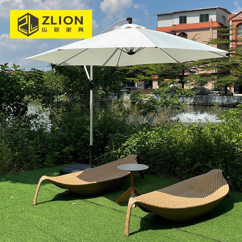 户外沙滩海边泳池休闲藤编躺床温泉酒店民宿室外创意叶子躺椅躺床,淘宝优惠券,粉丝福利购,淘宝优惠卷