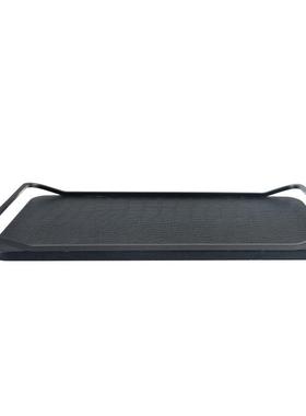 现代轻奢欧式客厅家用金属长方形托盘摆件样板间茶几轻奢装饰摆设