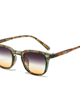 英国coopkoop新款简约方形太阳镜 欧美时尚百搭方块铆钉素颜休闲