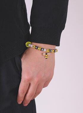 Tyler, The Creator Flower Boy欧美复古字母手链