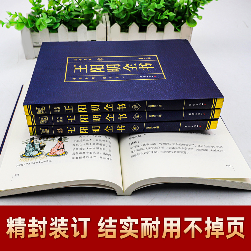 王阳明全书全套4册正版原著 知行合一王阳明心学的智慧全集含传习录全注全译无删减完整版王守仁国学经典哲学历史书籍大全 - 图0