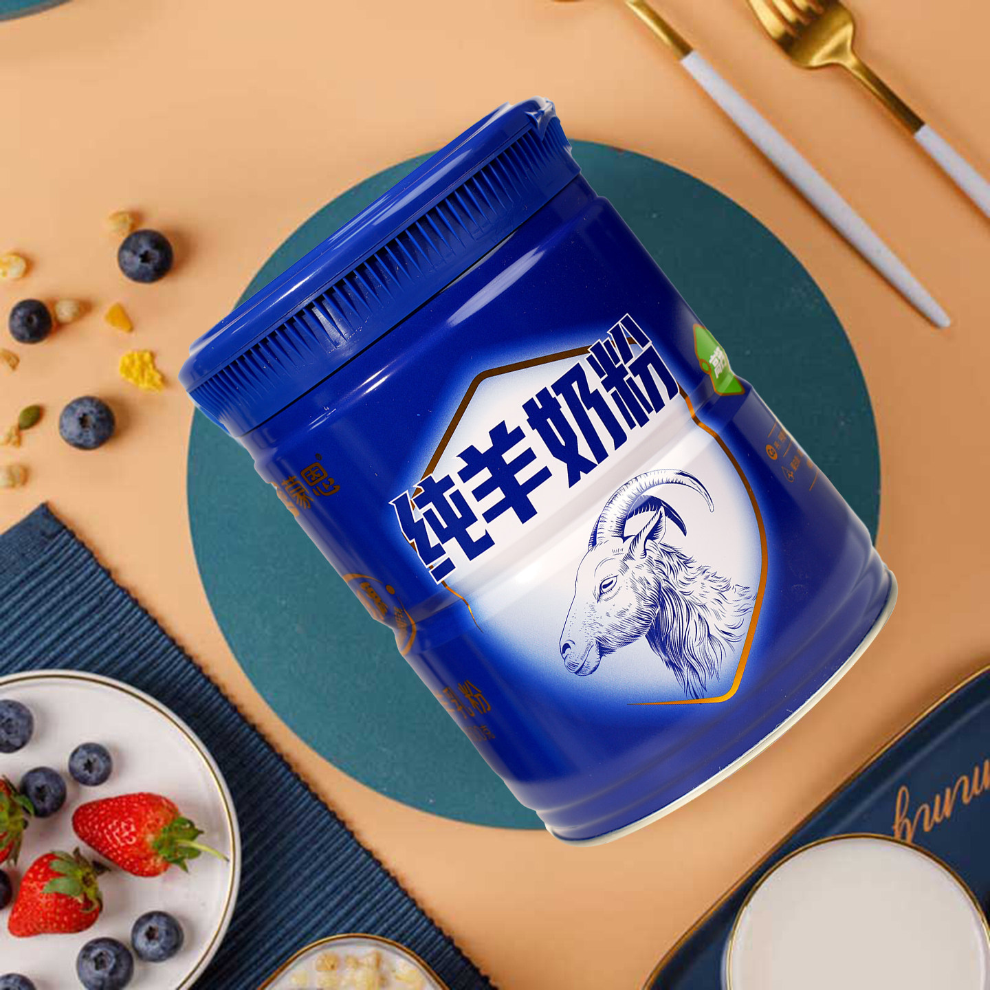 纯羊奶粉儿童学生成人中老年人孕妇蒙恩全脂山羊奶粉高钙全家营养