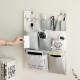 Round book wall-mounted storage bag dormitory storage artifact