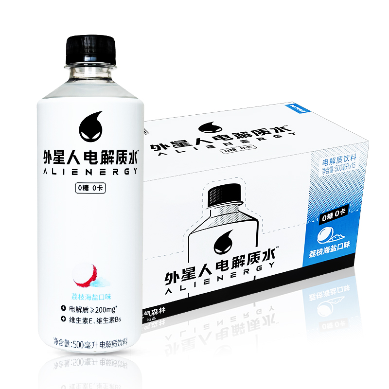 外星人电解质饮料0糖0卡电解质水500ml*15瓶整箱网红健身运动饮品-图3