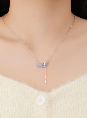 伊生爱S925星之闪耀项链浪漫相伴