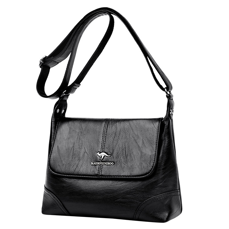 凯迪袋鼠真皮软皮女包2026新款潮妈妈包中年女士大容量单肩斜挎包,淘宝优惠券,粉丝福利购,淘宝优惠卷