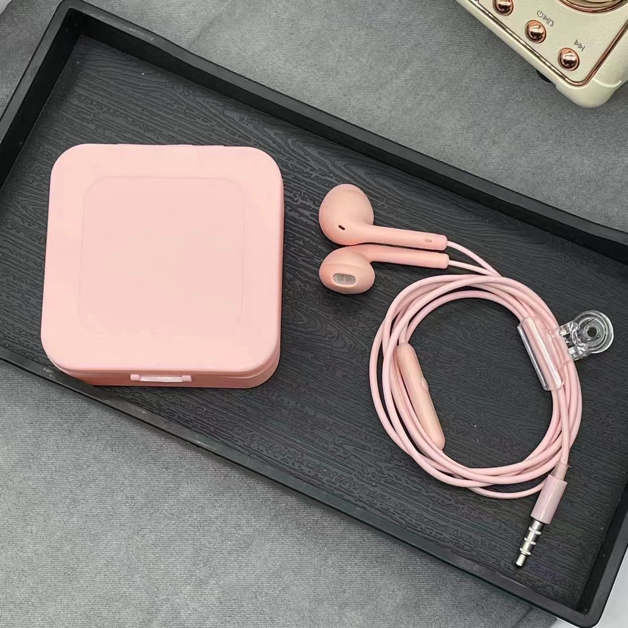 耳机有线彩色入耳式学生耳塞圆插口苹果OPPO华为vivo小米男女通用,淘宝优惠券,粉丝福利购,淘宝优惠卷