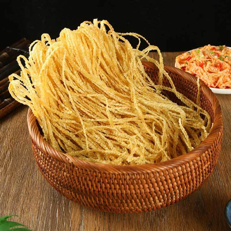 素羊肚丝豆腐丝豆制品人造肉豆皮丝凉拌菜干货大全火锅麻辣烫食材 - 图0