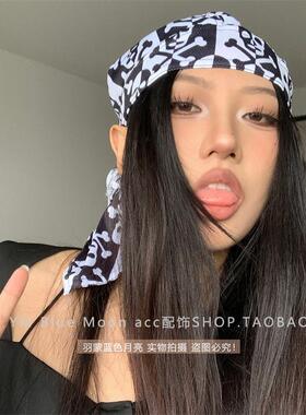 头巾帽子男女骷髅头包头帽