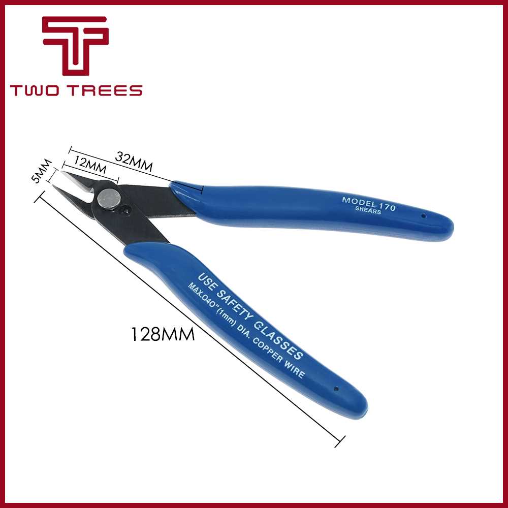 PLATO Electrical Wire Cable Cutters Cutting Side Snips Flush - 图2