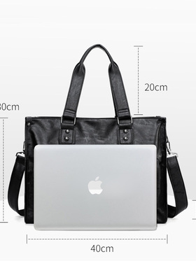 2022 New Casual Men's Briefcase Crossbody Retro Business Men