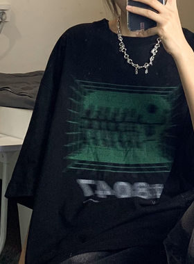 Women's T-shirt short-sleeved tshirt summer Harajuku grunge