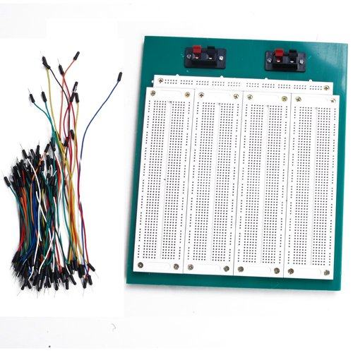 2860 tie point solderless breadbod Including jumper wire - 图0