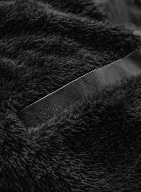 2021 Autumn/Winter Men's Jacket Zip Trim Leather Jacket Men