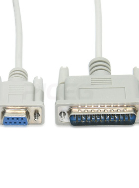 1.5m DB9 Serial Port To Parallel Port Data Line 9 Hole To 25