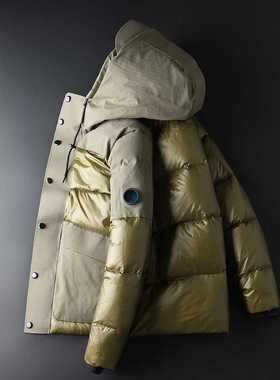 Luxury Brand Men's Hooded White Duck Down Jacket Male Feathe