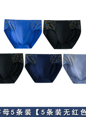 5pcs/lot Brand Male Panties Cotton Men's Underwear Boxers Br