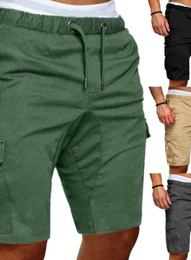 Men's Shorts Male Summer Bermuda Cargo Military Style Straig