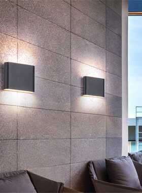 6/12W Outdoor Waterproof LED Wall Lamps Modern Stair Courtya