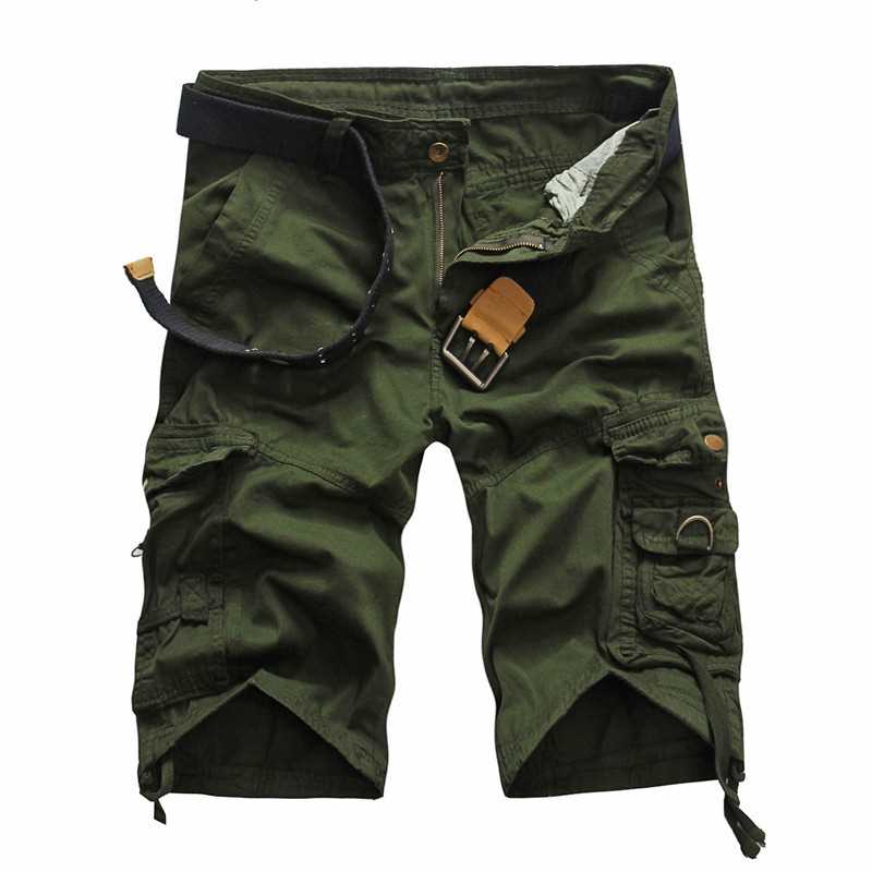 Cargo Shorts Men Cool Camouflage Summer Hot Sale Cotton Casu - 图3