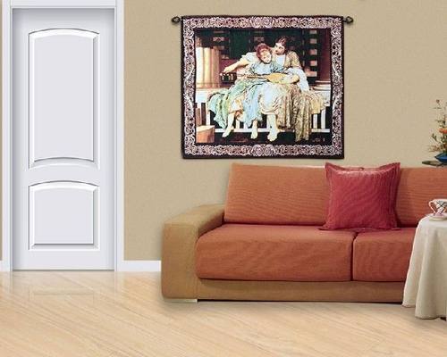 58*64cm Belgian Wall Tapestry Medil Gobelin Moroccan - 图1